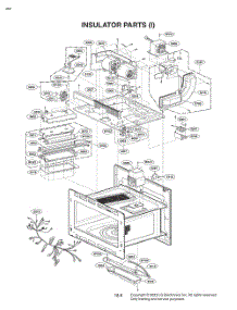 Insulator Parts (I) parts for Lg Microwave MZXZ1723F from AppliancePartsPros.com