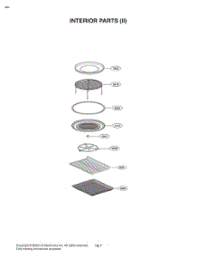 Interior Parts (Ii) parts for Lg Microwave MZXZ1723F from AppliancePartsPros.com