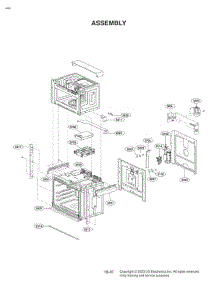 Section 10 parts for Lg Microwave MZXZ1727F from AppliancePartsPros.com