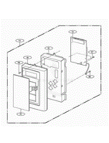 Escutcheon Base Assembly parts for Lg Range NNS244BL from AppliancePartsPros.com