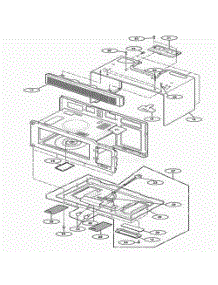 Oven Cavity Parts parts for Lg Range NNS244BL from AppliancePartsPros.com