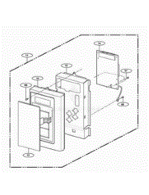 Escutcheon Base Assembly parts for Lg Range NNS244WL from AppliancePartsPros.com