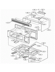 Oven Cavity Parts parts for Lg Range NNS244WL from AppliancePartsPros.com