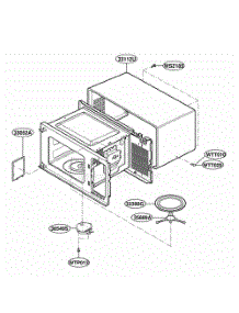 Oven Cavity Parts parts for Lg Range NNS431WL from AppliancePartsPros.com