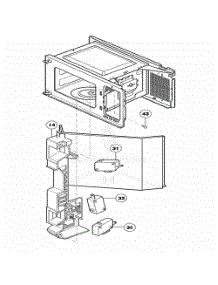 Latch Board Parts parts for Lg Range NNS723WL from AppliancePartsPros.com