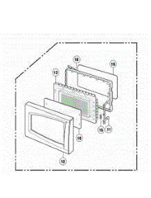 Door Parts parts for Lg Range NNS732WL from AppliancePartsPros.com