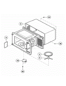 Oven Cavity Parts parts for Lg Range NNS732WL from AppliancePartsPros.com