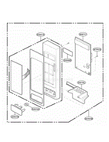 Controller Parts parts for Lg Range PLMB186KC from AppliancePartsPros.com