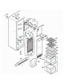 Freezer Compartment parts for Lg Dryer RCG20IERFWW from AppliancePartsPros.com