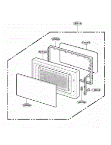 Door Parts parts for Lg Dryer RCMT5158B from AppliancePartsPros.com