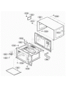 Oven Cavity Parts parts for Lg Microwave RCS10DA from AppliancePartsPros.com