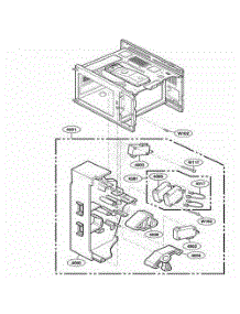Latch Board Parts parts for Lg Microwave RCS10MPSA from AppliancePartsPros.com