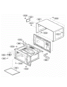 Oven Cavity Parts parts for Lg Microwave RCS10PBDA from AppliancePartsPros.com