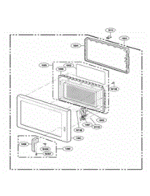 Door Parts parts for Lg Range RFS18MPS from AppliancePartsPros.com