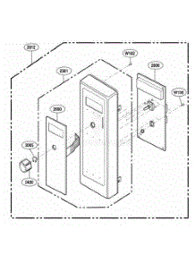 Control Panel Parts parts for Lg Range RFS511G from AppliancePartsPros.com