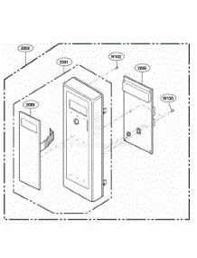 Control Panel Parts parts for Lg Range RFS511SW2A from AppliancePartsPros.com