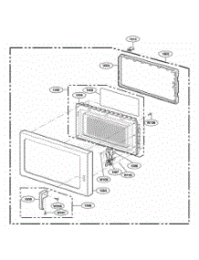 Door Parts parts for Lg Range RFS518G from AppliancePartsPros.com