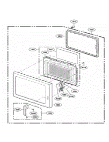 Door Parts parts for Lg Range RFS518S from AppliancePartsPros.com