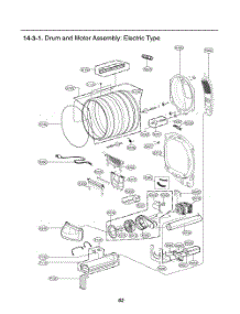 Drum And Motor Assembly parts for Lg Dryer RV10A9A18W from AppliancePartsPros.com