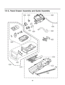 Panel Drawer Assembly And Guide Assembly parts for Lg Dryer RV1851ESF from AppliancePartsPros.com