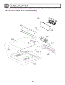 Control Panel And Plate Assembly parts for Lg Dryer RV1895HS8 from AppliancePartsPros.com