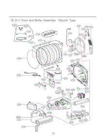 Drum And Motor Assembly parts for Lg Dryer RV1895HS8 from AppliancePartsPros.com