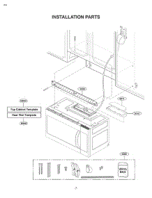 Section 7 parts for Lg Microwave RVM5160DHBB from AppliancePartsPros.com