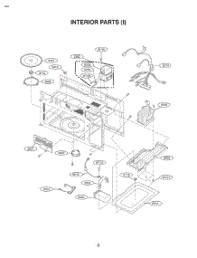 Section 5 parts for Lg Microwave RVM5160DHWW from AppliancePartsPros.com