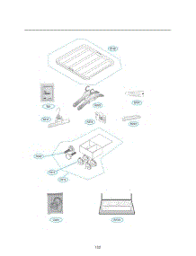 Section 5 parts for Lg S3WFBN from AppliancePartsPros.com