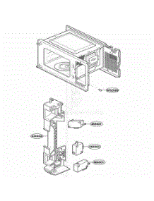 Latch Board Parts parts for Lg Range SBM1000W01 from AppliancePartsPros.com