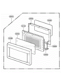 Door Parts parts for Lg Wall Oven SBM6500B from AppliancePartsPros.com
