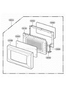 Door Parts parts for Lg Range SBM7700B from AppliancePartsPros.com