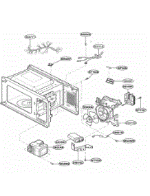 Interior Part 1 parts for Lg Range SBM7700B from AppliancePartsPros.com