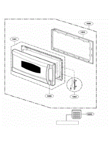 Door Parts parts for Lg Range SCA1000HBB from AppliancePartsPros.com