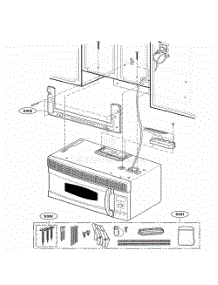 Installation Parts parts for Lg Range SCA1000HBB from AppliancePartsPros.com