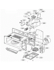 Interior Part 1 parts for Lg Range SCA1000HBB from AppliancePartsPros.com