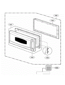 Door Parts parts for Lg Range SCA1000HCC from AppliancePartsPros.com