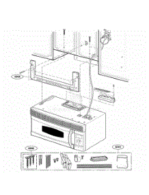 Installation Parts parts for Lg Range SCA1000HWW from AppliancePartsPros.com