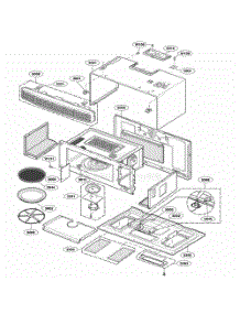 Oven Cavity Parts parts for Lg Range SCA1000HWW from AppliancePartsPros.com