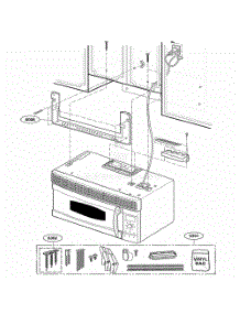 Installation Parts parts for Lg Wall Oven SCA1001HSS from AppliancePartsPros.com