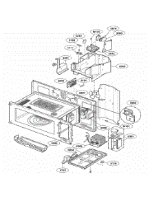 Interior Parts 1 parts for Lg Wall Oven SCA1001HSS from AppliancePartsPros.com