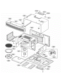 Oven Cavity Parts parts for Lg Wall Oven SCA1001HSS from AppliancePartsPros.com
