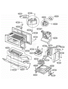 Interior Part 1 parts for Lg Range SCA2000BBB from AppliancePartsPros.com