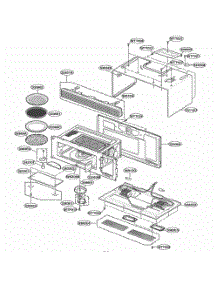 Oven Cavity Parts parts for Lg Range SCA2000BCC from AppliancePartsPros.com