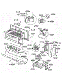 Interior Part 1 parts for Lg Range SCA2000BWW from AppliancePartsPros.com