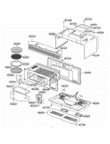 Oven Cavity Parts parts for Lg Range SCA2000BWW from AppliancePartsPros.com