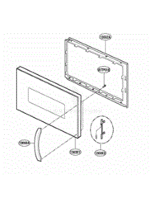 Door Parts parts for Lg Range SCA2001BSS from AppliancePartsPros.com