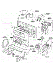 Interior Part 1 parts for Lg Range SCB2000CBB from AppliancePartsPros.com