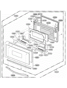 Door Parts parts for Lg Range SCB2000CCC from AppliancePartsPros.com
