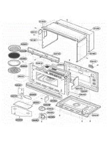Oven Cavity Parts parts for Lg Range SCB2000CCC from AppliancePartsPros.com